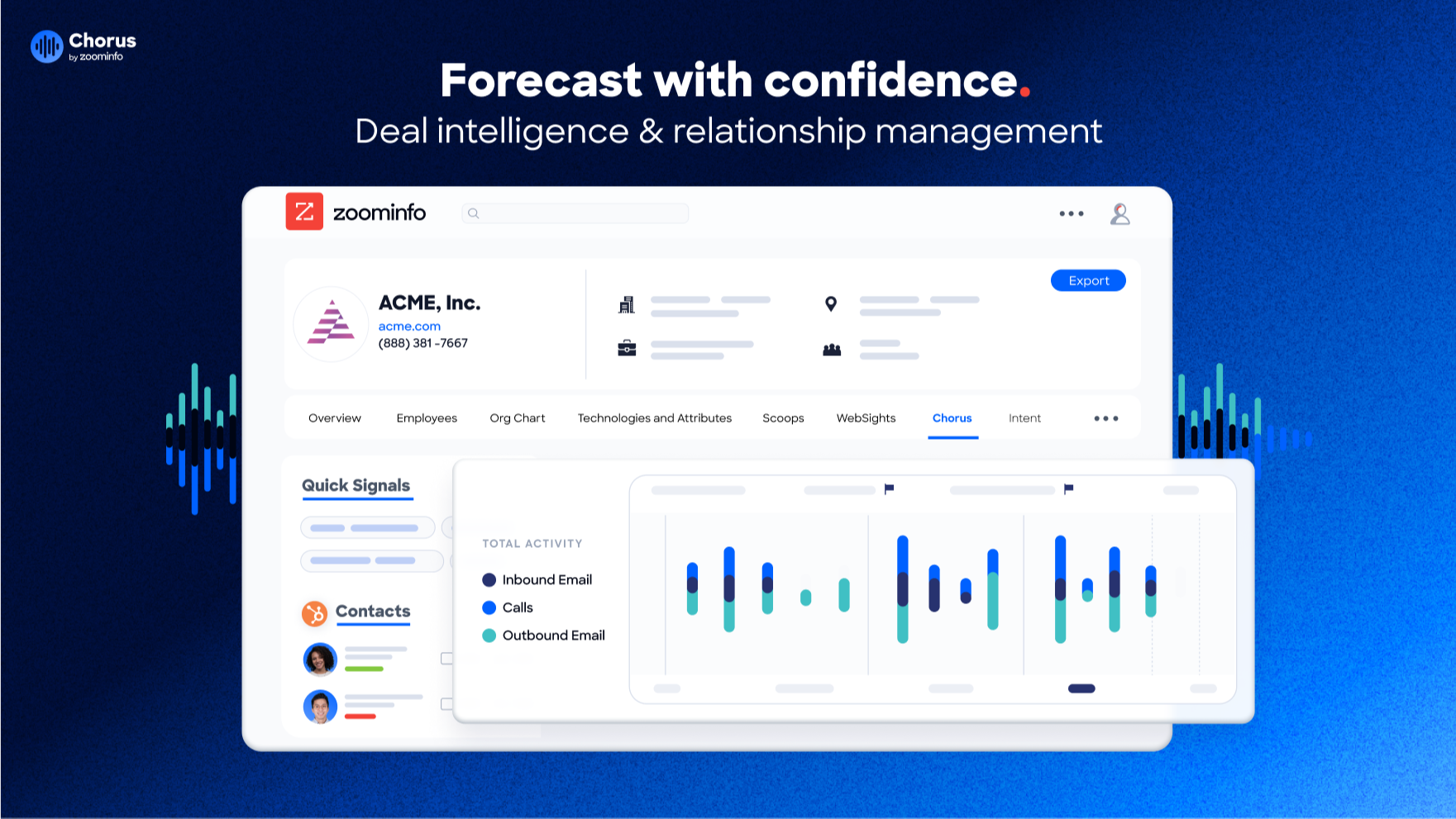 Chorus by ZoomInfo HubSpot Integration Connect Them Today